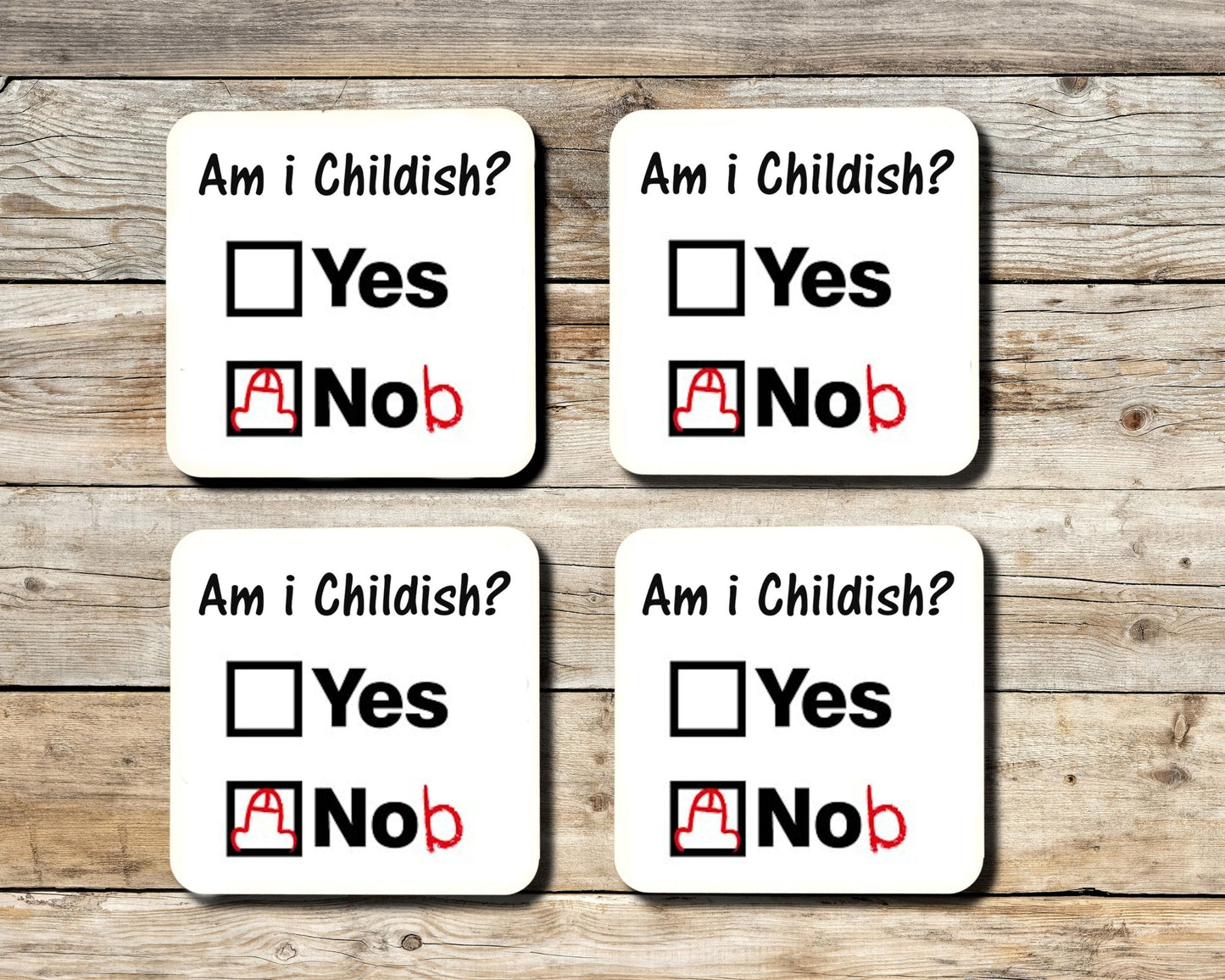 Am I Childish? Coaster Set