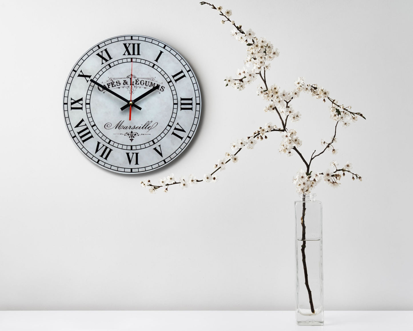 Cafes & Legumes Wall Clock