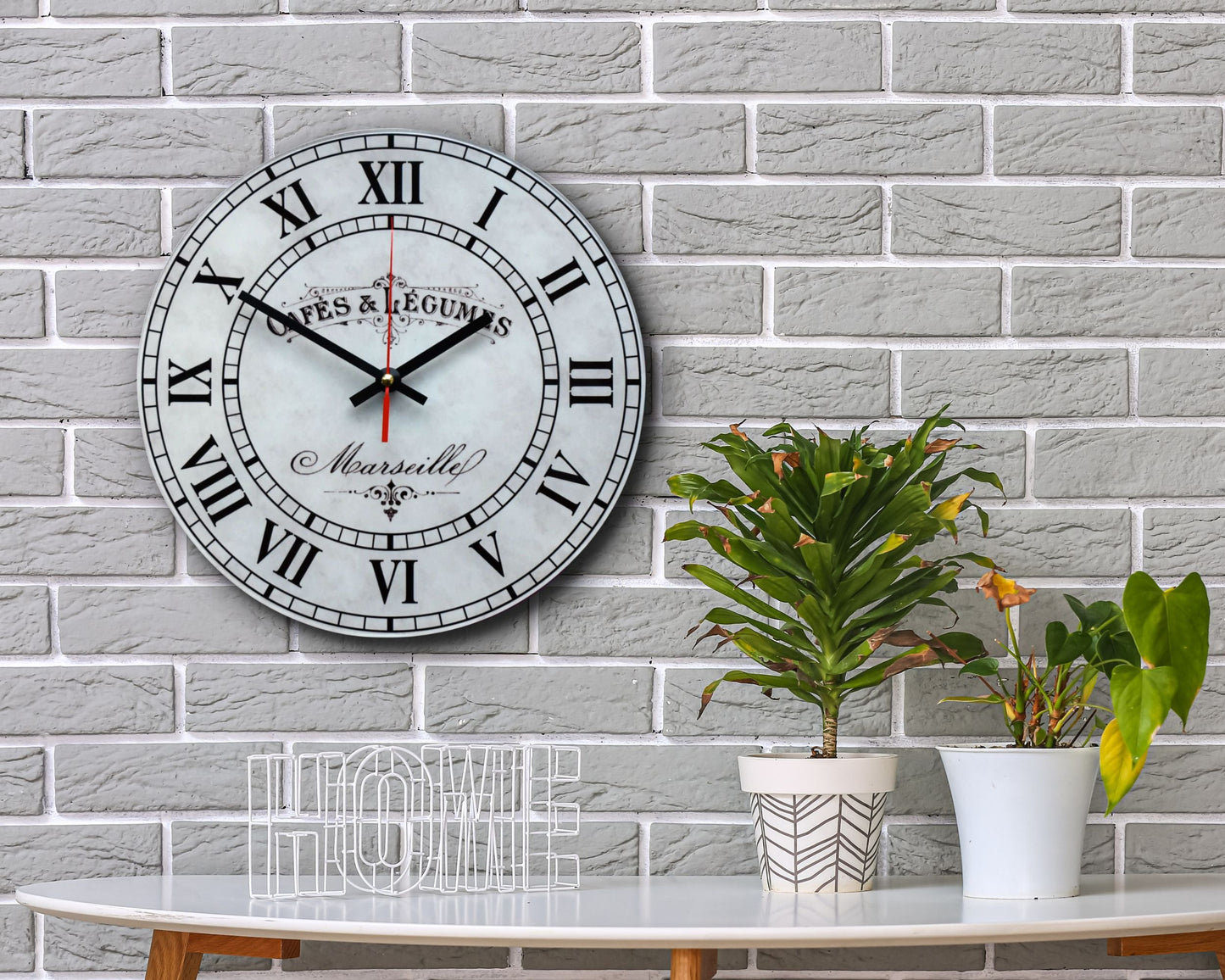 Cafes & Legumes Wall Clock