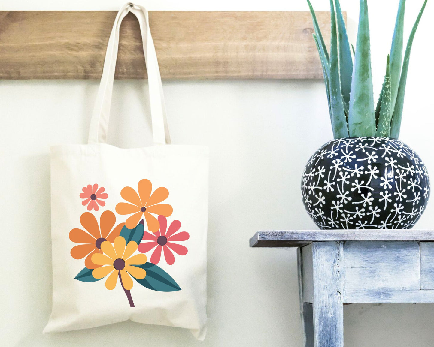 Flowers Tote Bag