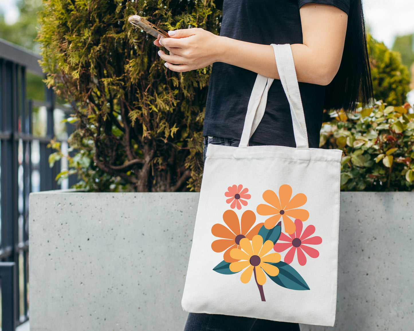 Flowers Tote Bag