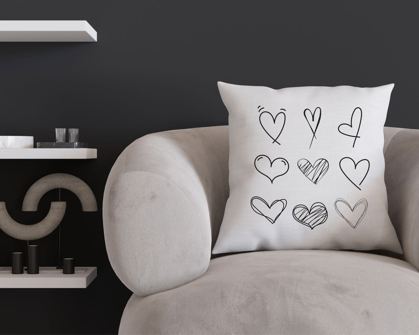 Hearts Cushion