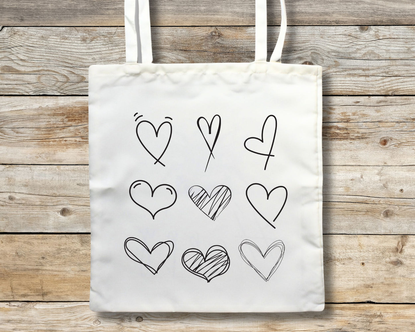 Hearts Tote Bag