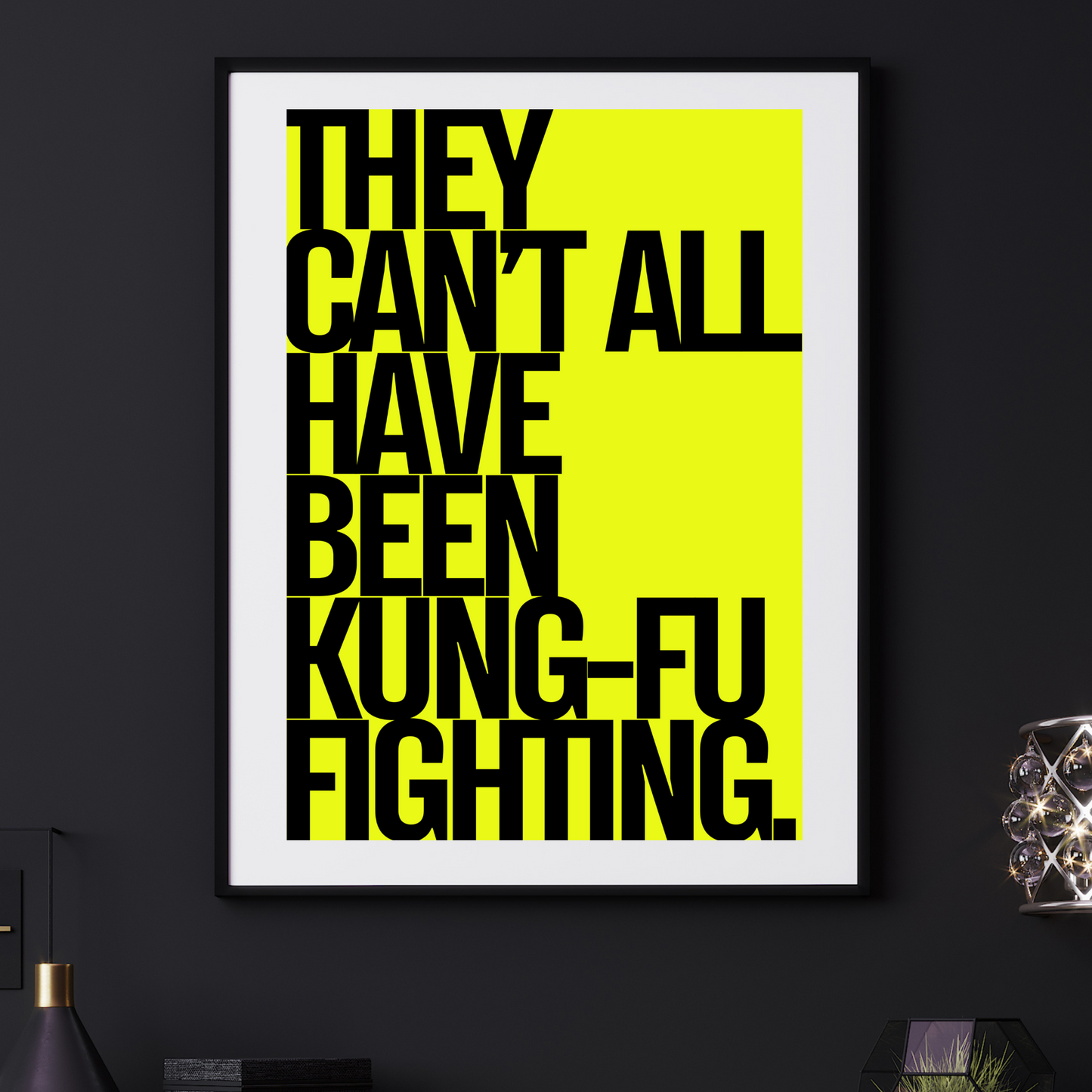 'Kung-fu Fighting' - Art Print - Unframed.