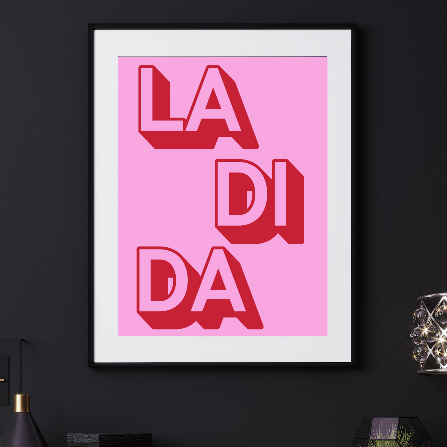 'LA DI DA' - Art Print - Unframed.