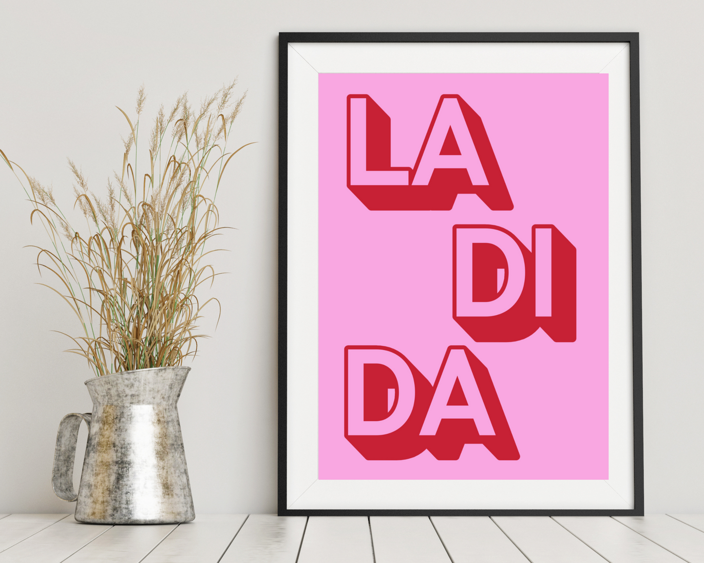 'LA DI DA' - Art Print - Unframed.