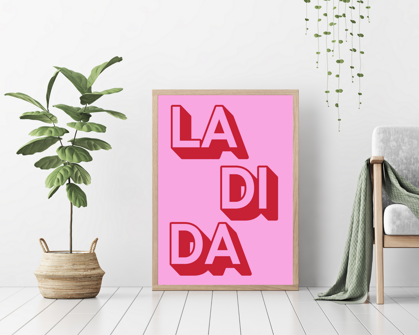 'LA DI DA' - Art Print - Unframed.