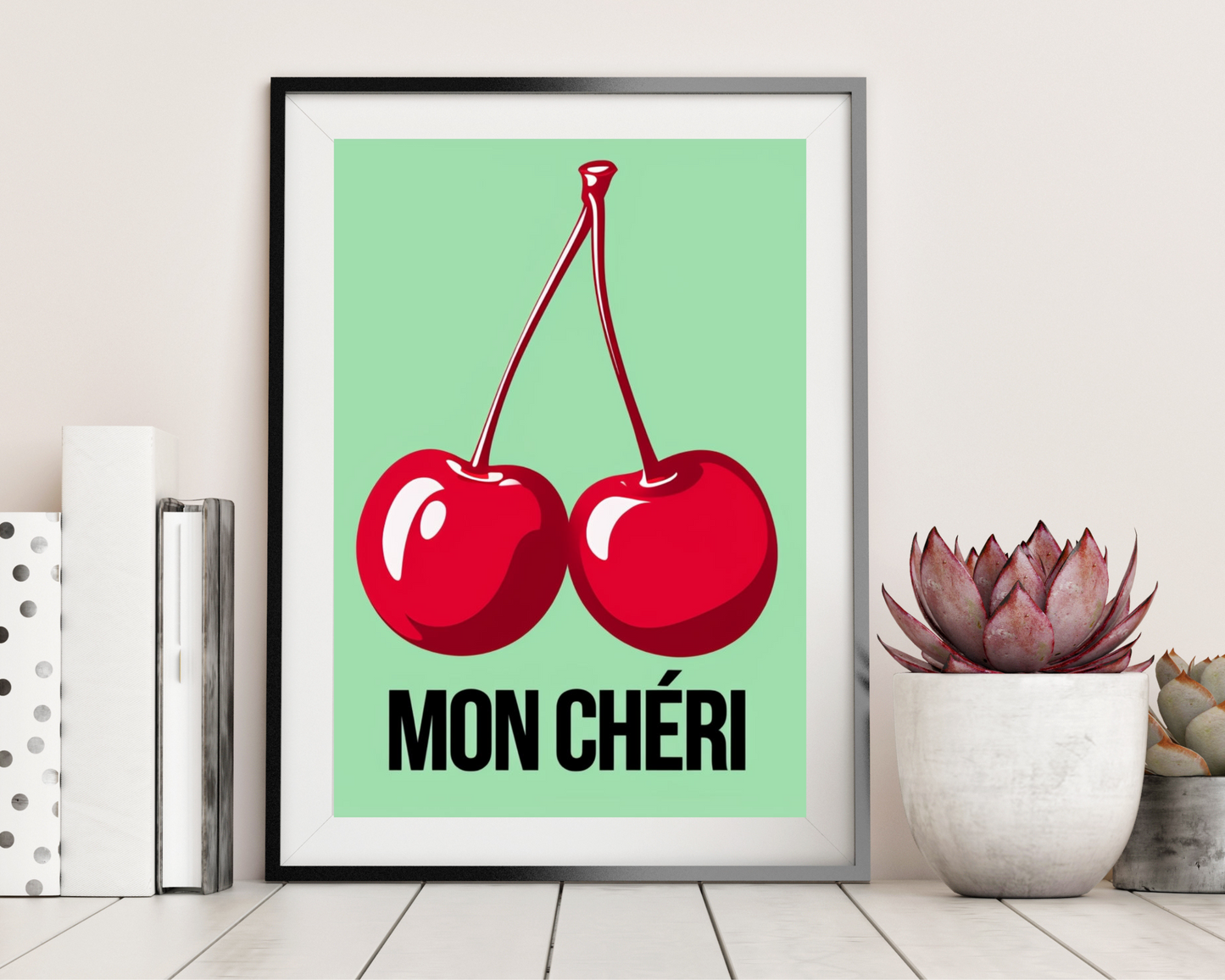 'Mon Cheri' - Art Print - Unframed.