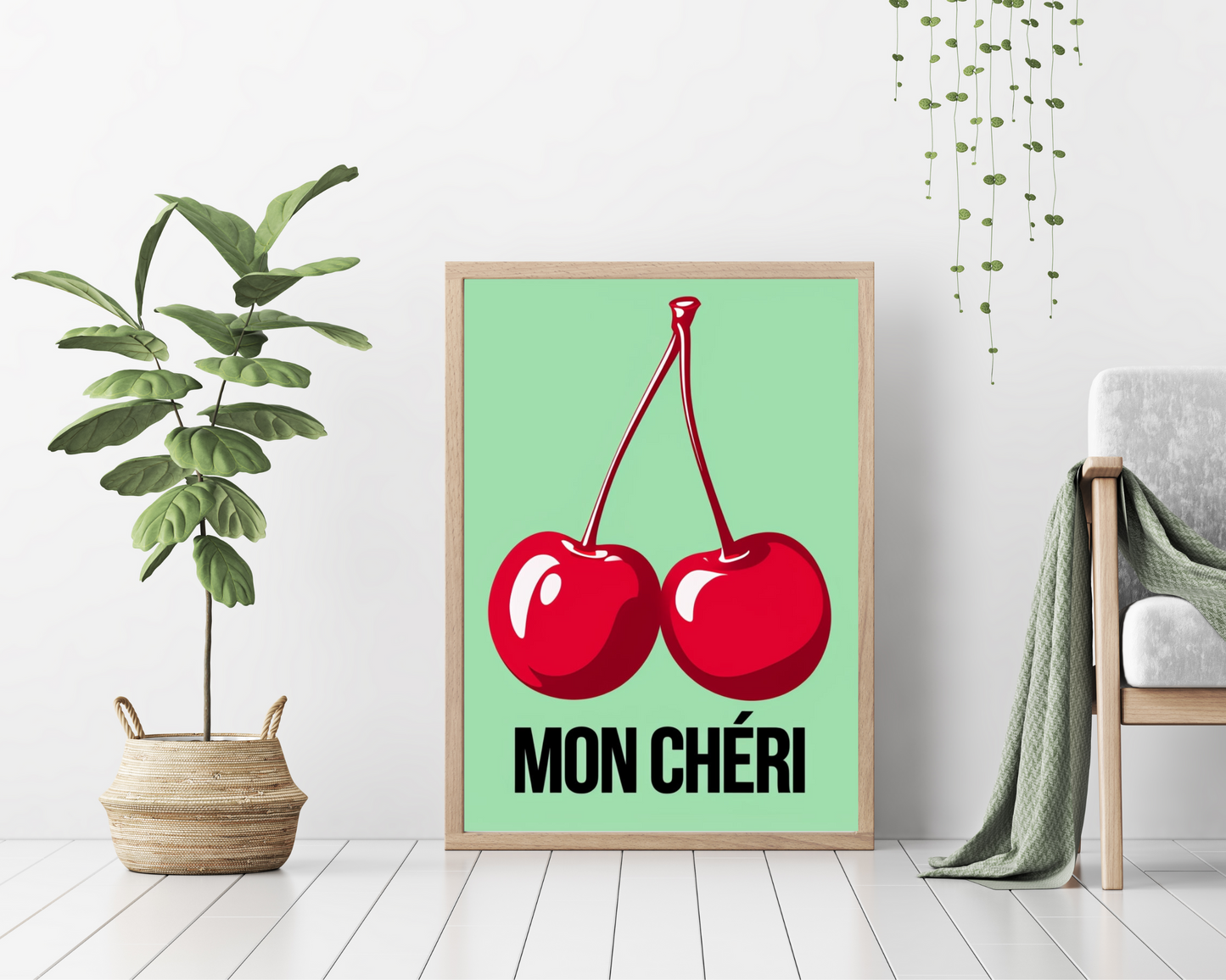 'Mon Cheri' - Art Print - Unframed.