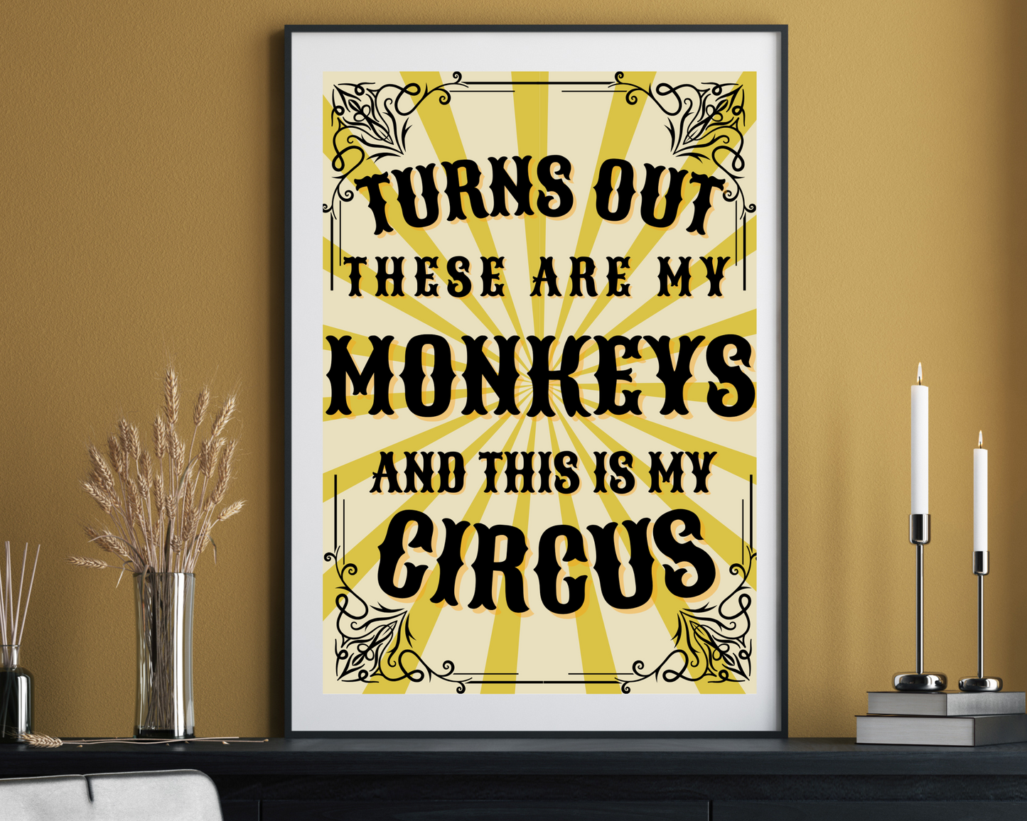 'This is My Circus' - Art Print - Unframed.