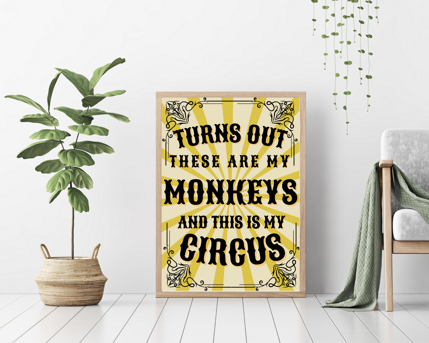 'This is My Circus' - Art Print - Unframed.