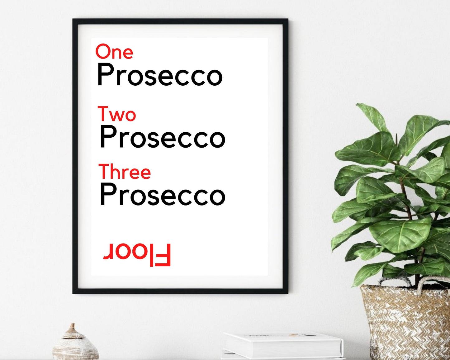 'Prosecco' - Art Print - Unframed.