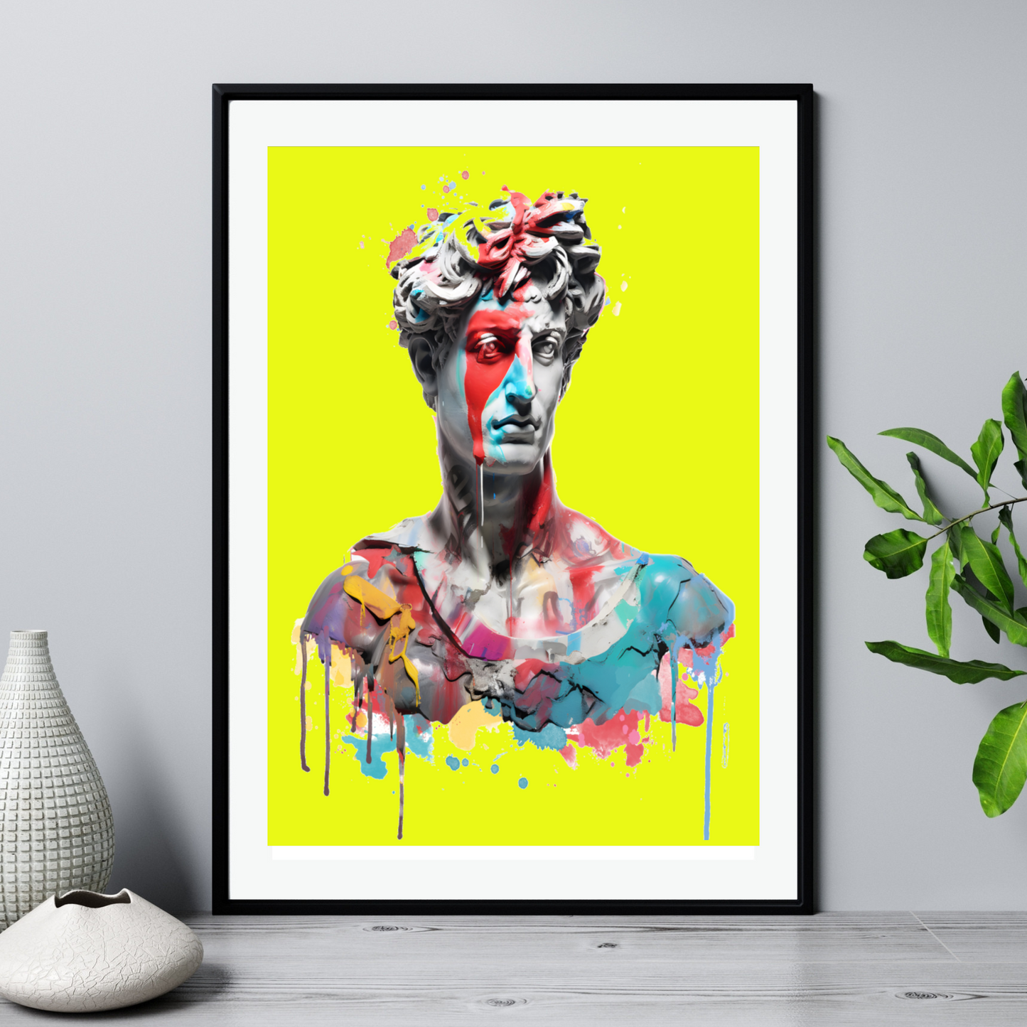 'Statue' - Art Print - Unframed.