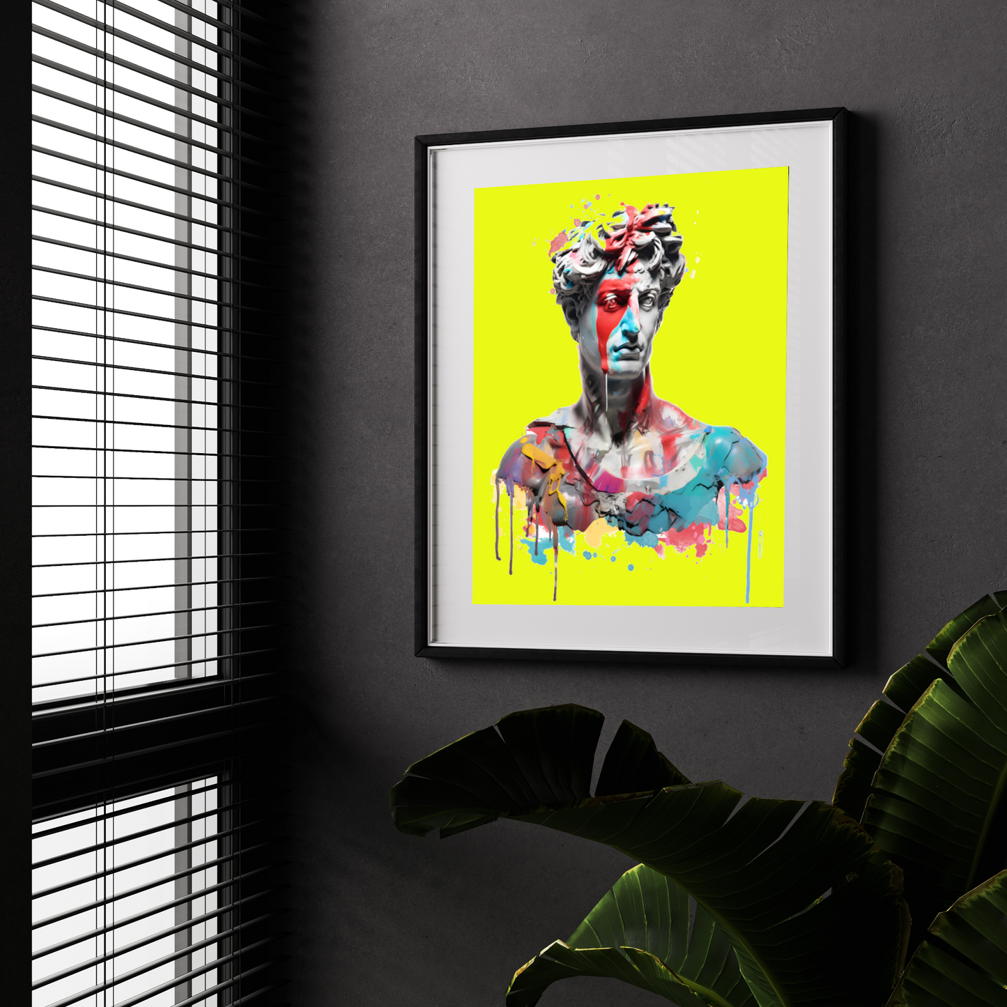 'Statue' - Art Print - Unframed.
