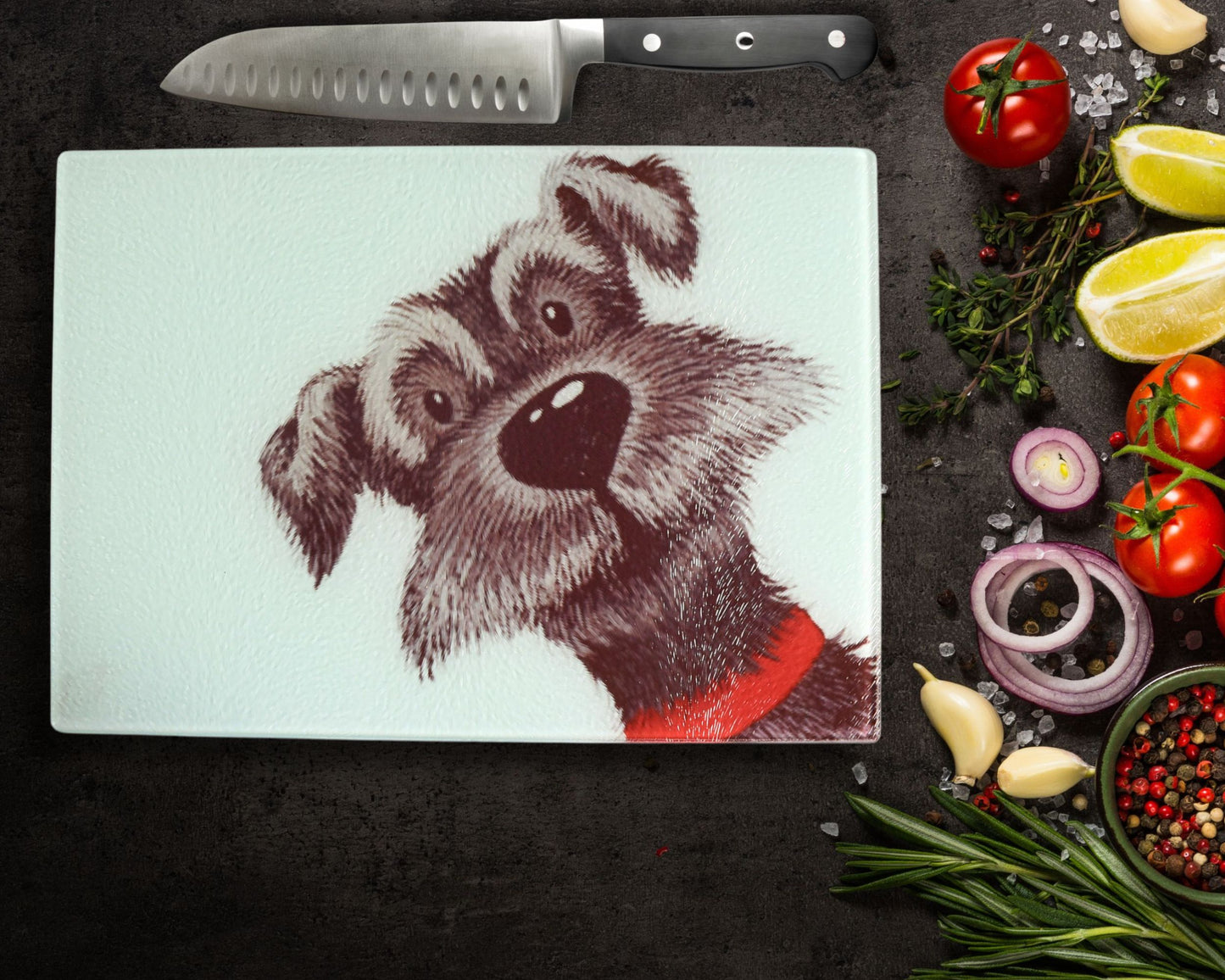 Terrier Glass Chopping Board