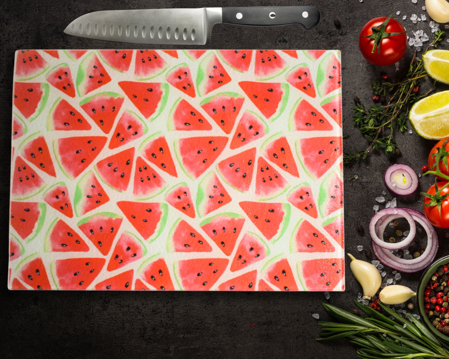 Watermelon Glass Chopping Board