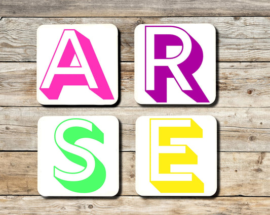 ARSE Coaster Set