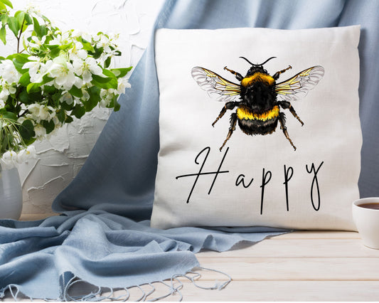 Bee Happy Cushion