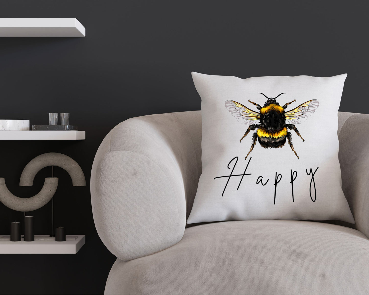 Bee Happy Cushion