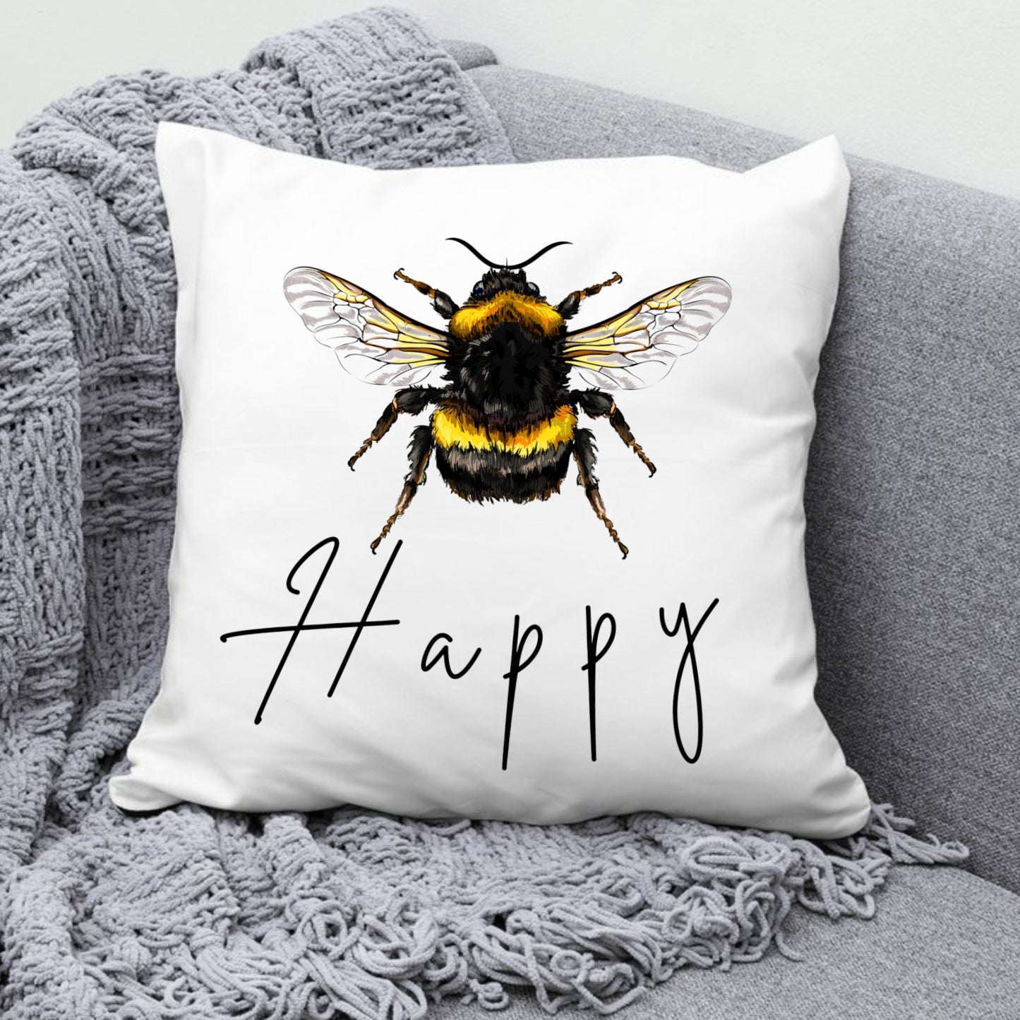 Bee Happy Cushion