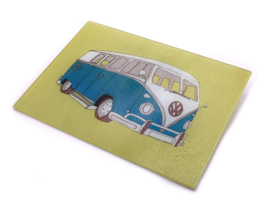 VW Camper Glass Chopping Board