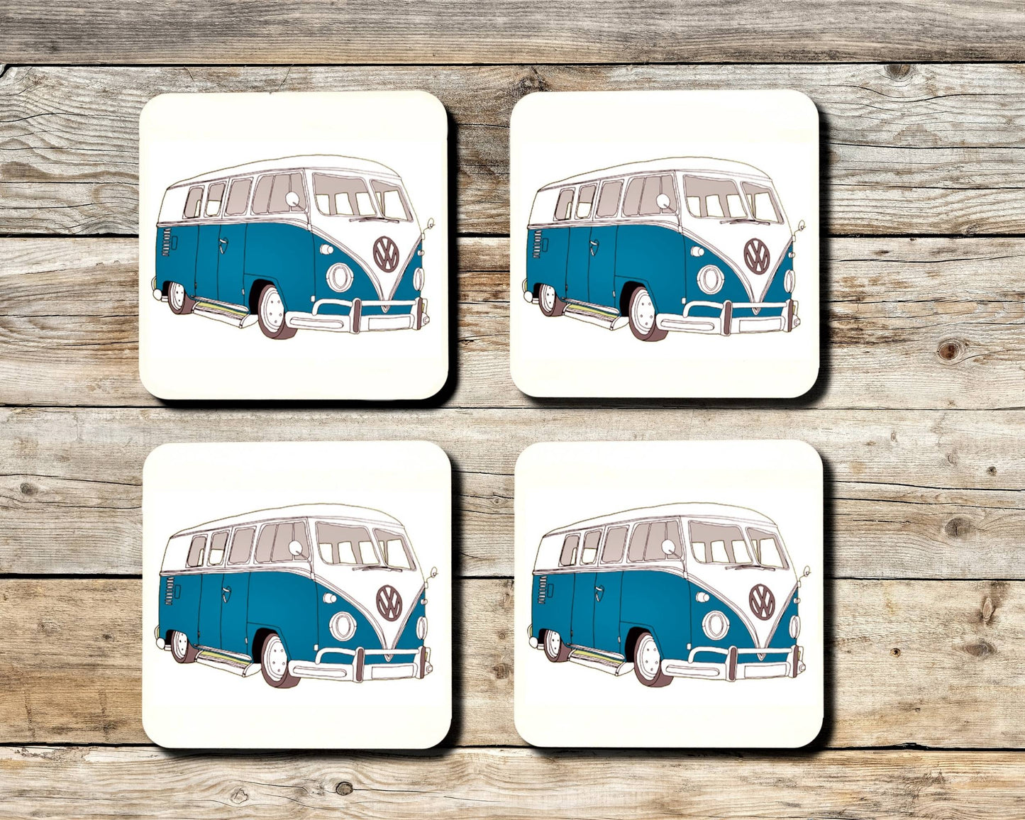 VW Campervan Coaster Set
