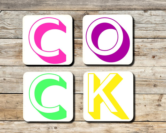 COCK coaster set