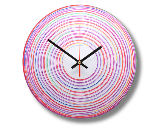 Colour Cirlces Wall Clock