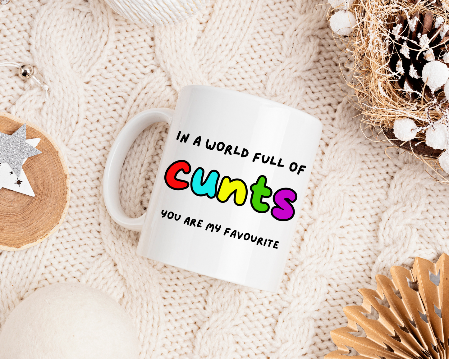 World Full of Cunts Mug
