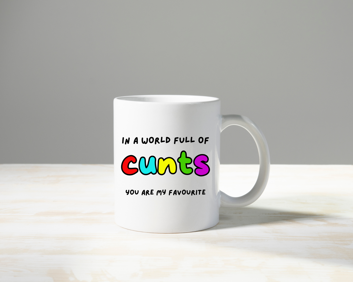 World Full of Cunts Mug