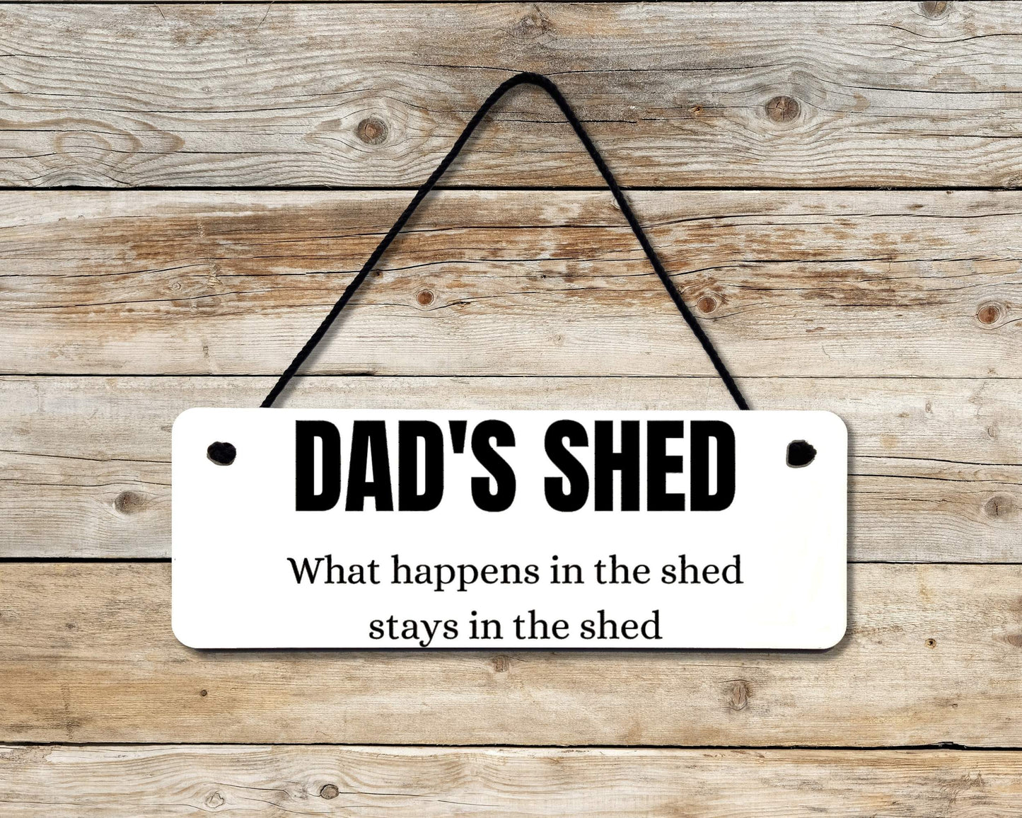 Dad's Shed Novelty Hanging Wall Sign