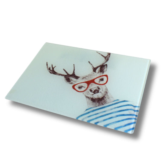 Stag Glass Chopping Board