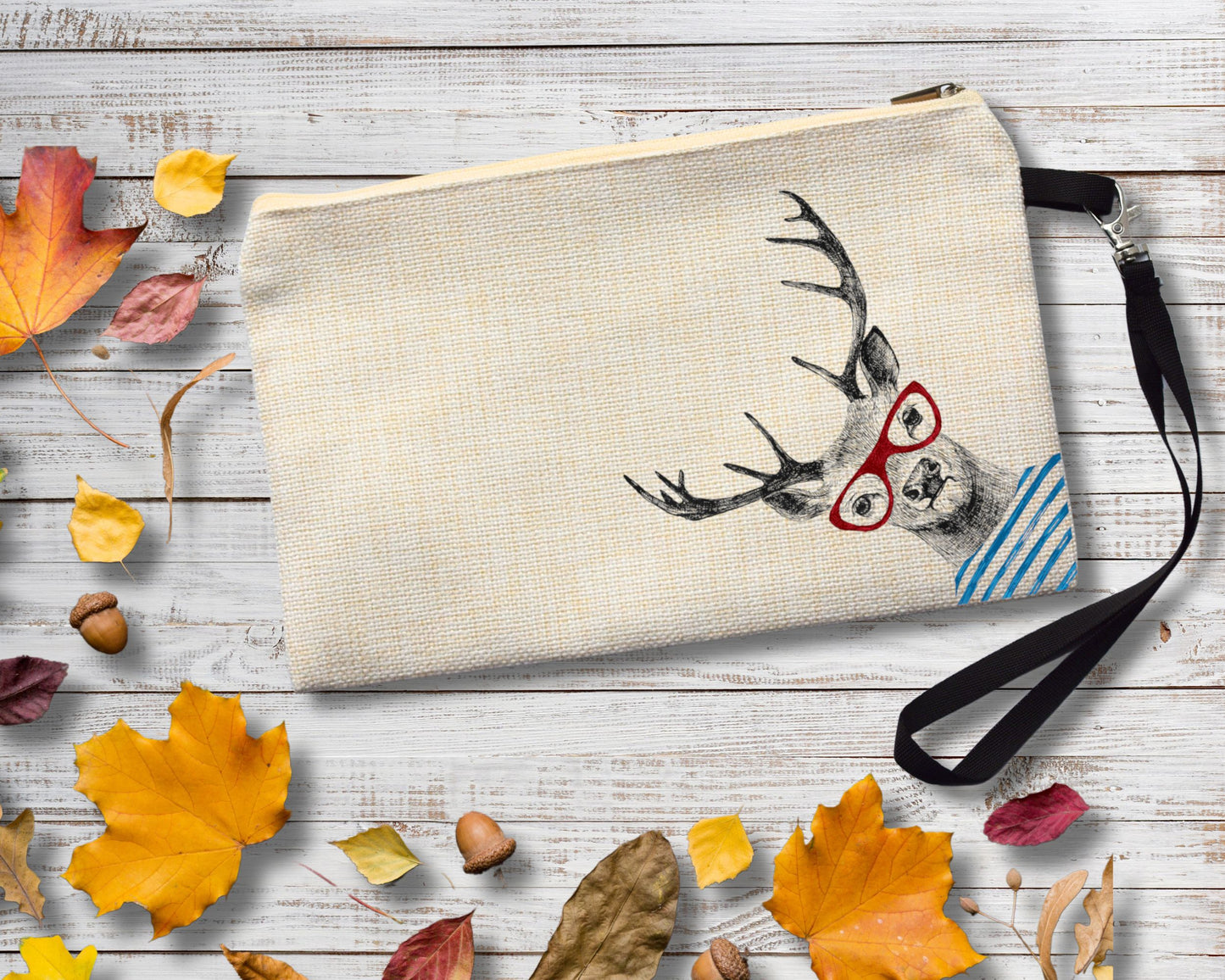 STAG Animal Print Cosmetic Bag