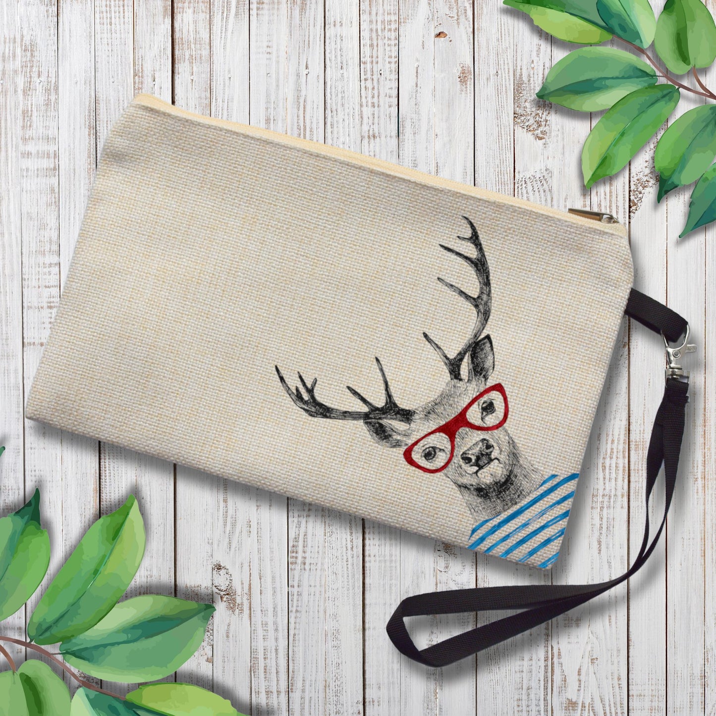 STAG Animal Print Cosmetic Bag
