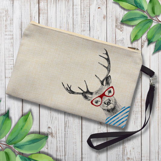 STAG Animal Print Cosmetic Bag