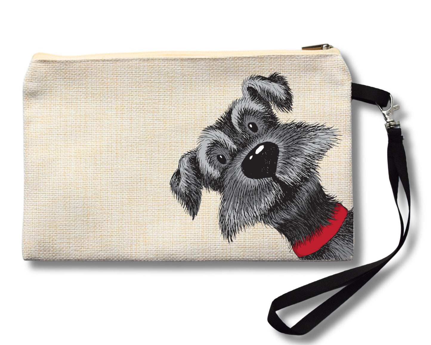 TERRIER Animal Print Cosmetic Bag