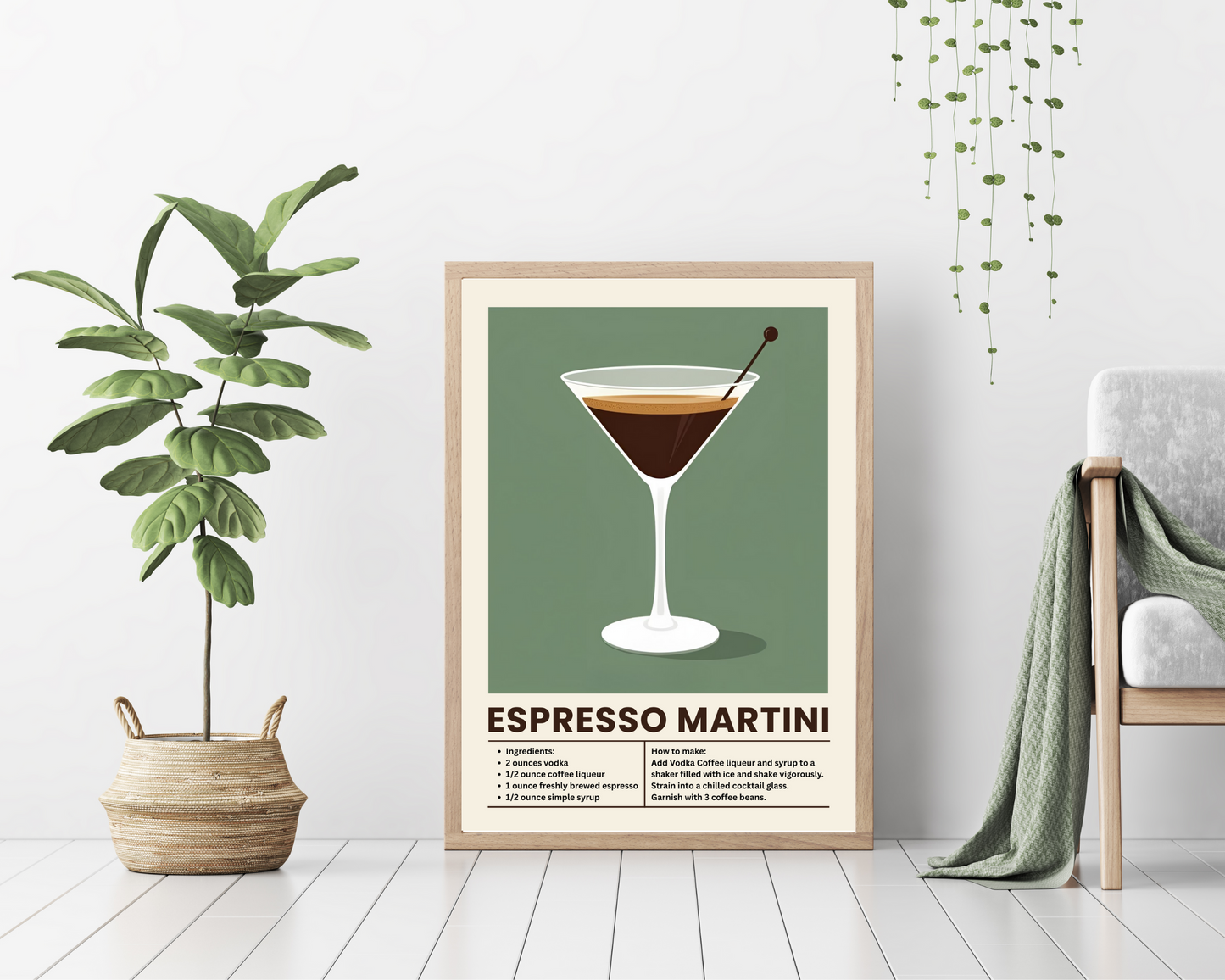 'Espresso Martini' - Art Print - Unframed.
