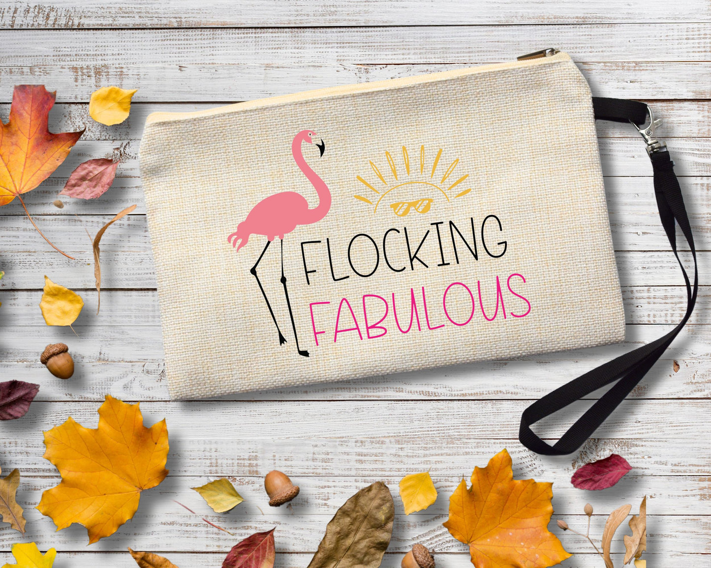 Flocking Fabulous Cosmetic Bag