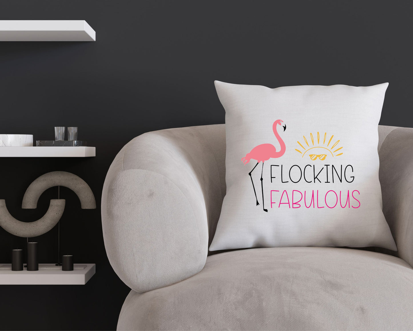 Flocking Fabulous Cushion