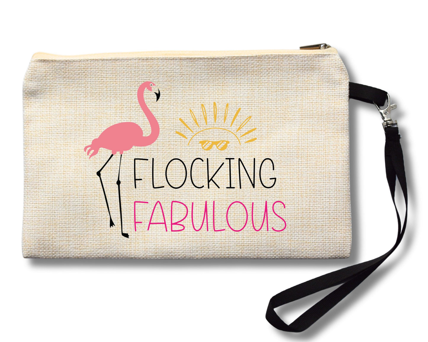 Flocking Fabulous Cosmetic Bag