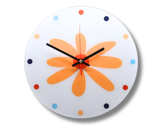 Flower Wall Clock
