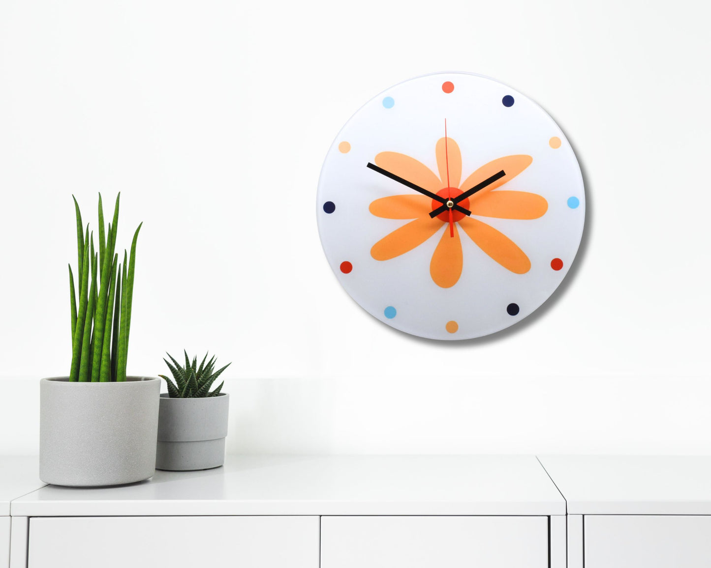 Flower Wall Clock