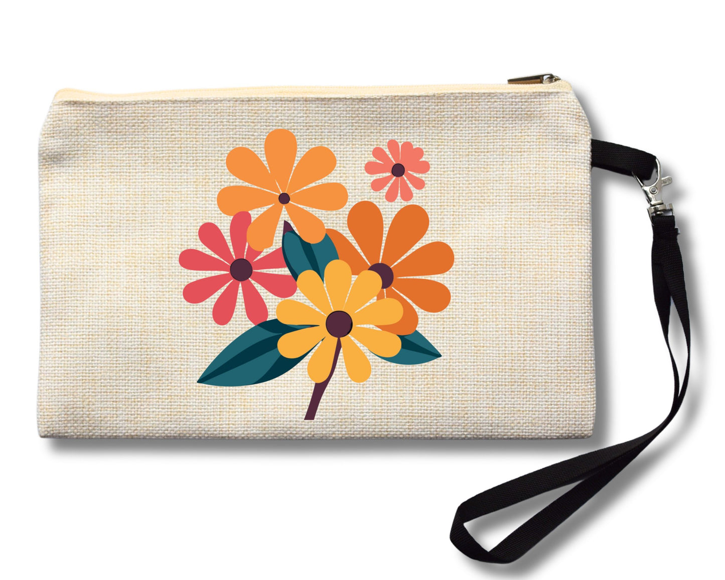 Flowers Cosmetic Bag
