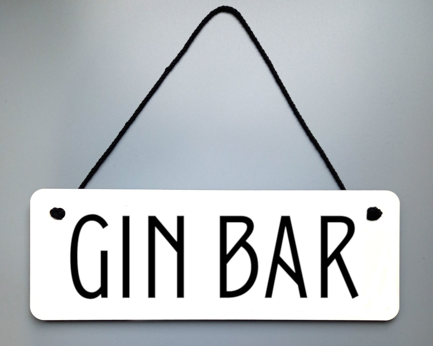 Gin Bar Novelty Hanging Wall Sign