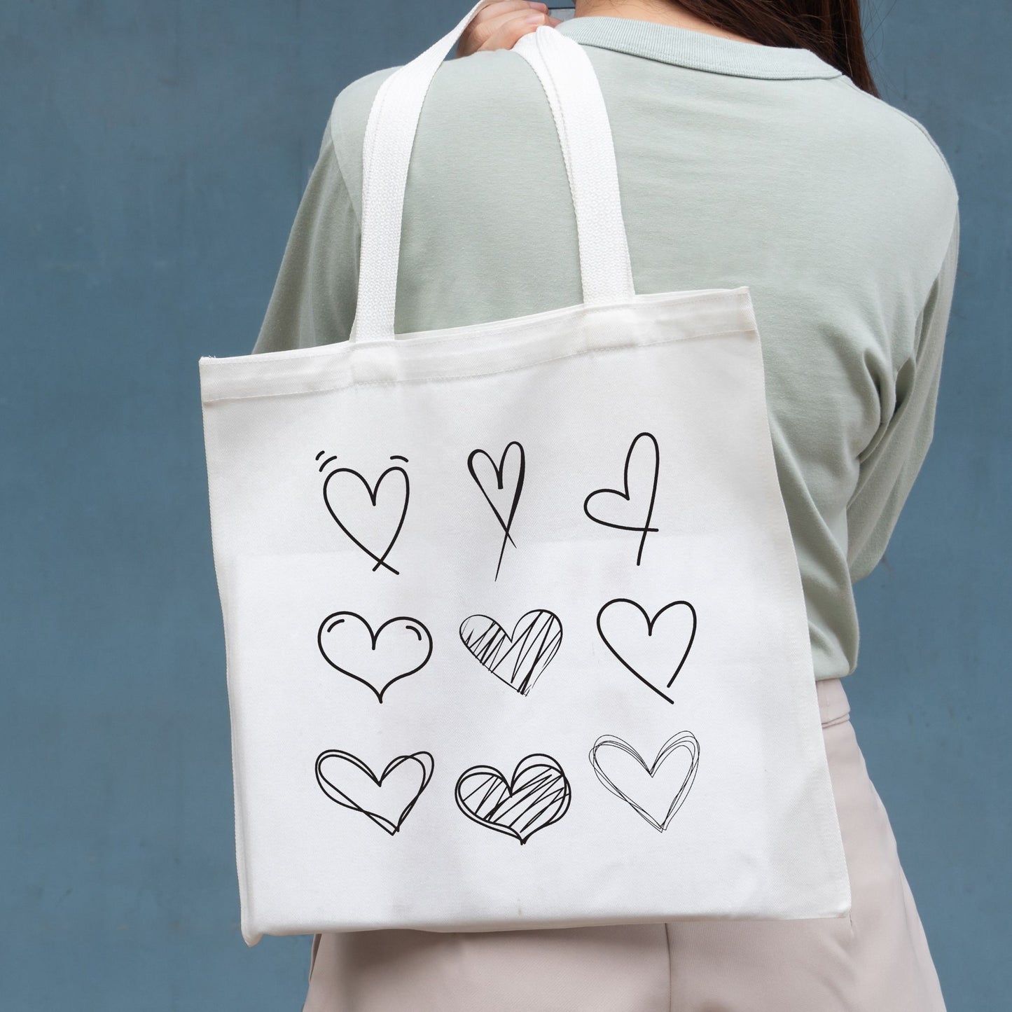 Hearts Tote Bag