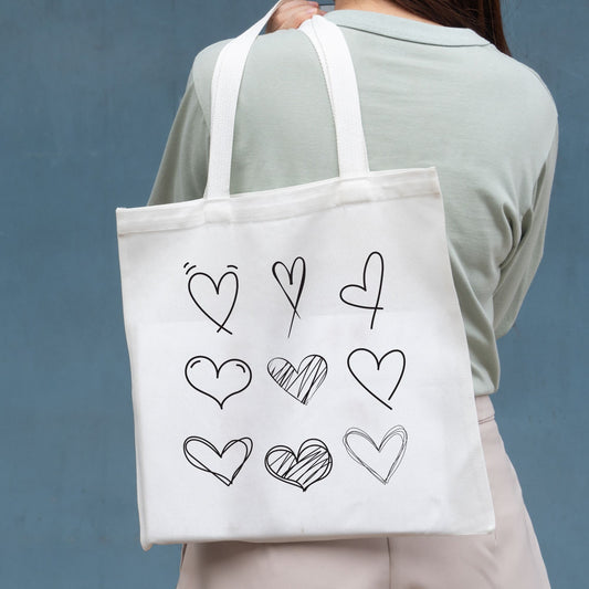 Hearts Tote Bag