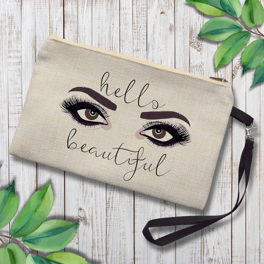 Hello Beautiful Cosmetic Bag