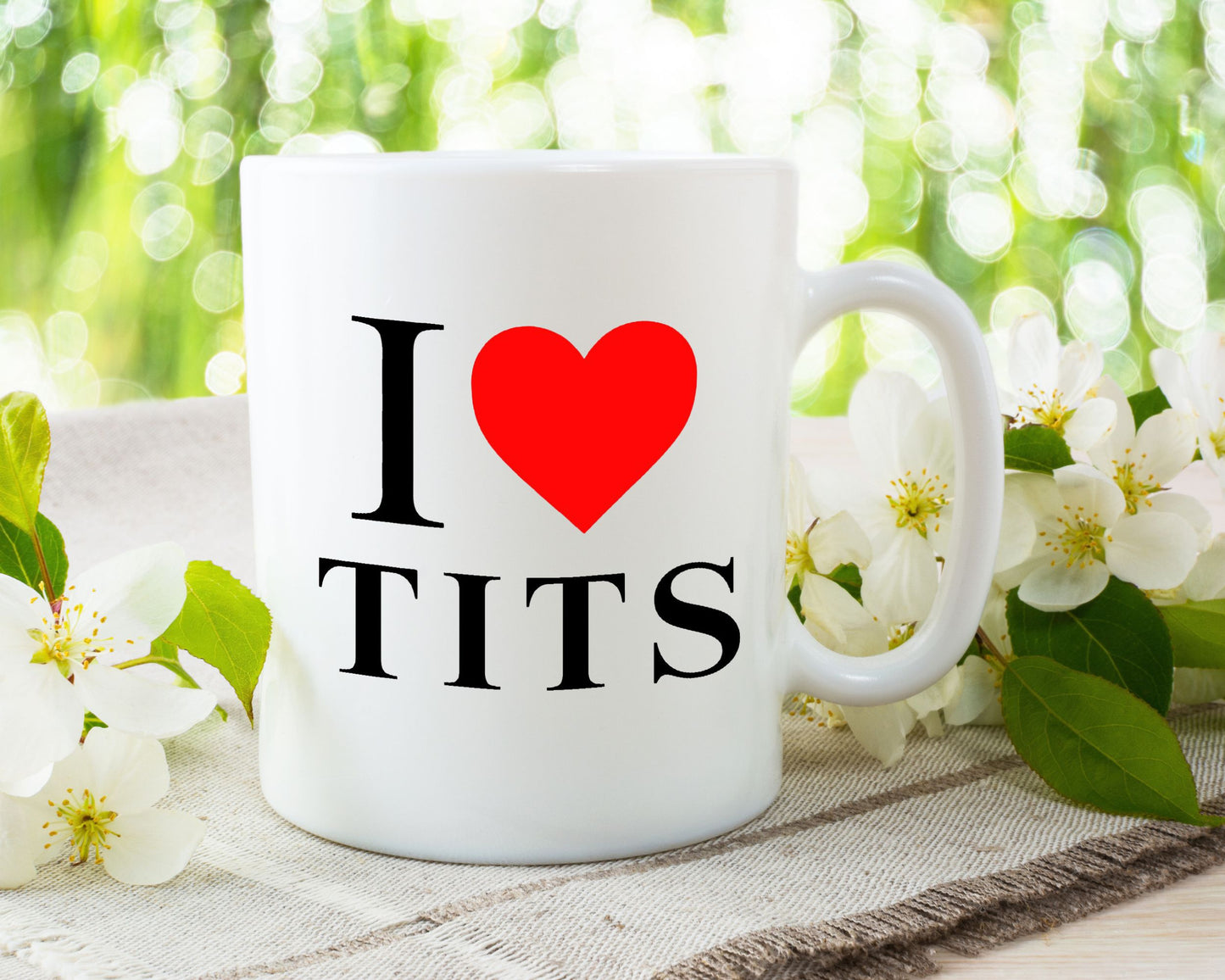I Love Tits Mug