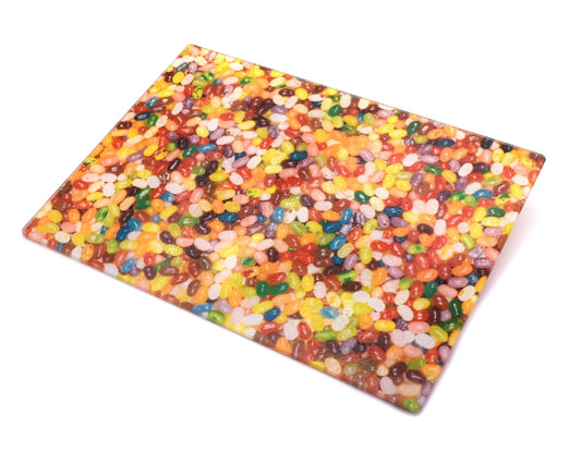 Jellybeans Glass Chopping Board