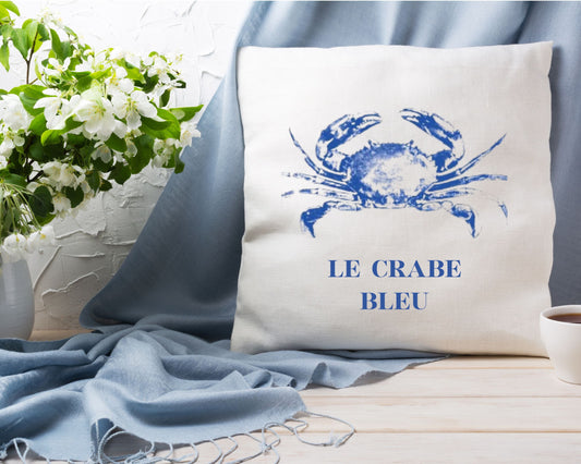 Le Crabe Bleu Cushion